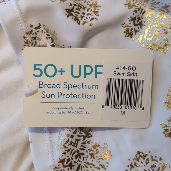 Full coverage swim built in bikini skirt skirt size S 50+upf sun - Picture 4 of 7